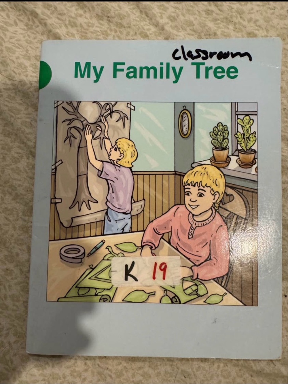 4 for $15 / My Family Tree Kids Book - Light Blue